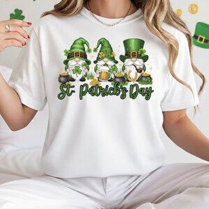 St. Patrick's Day Gnome Shirt, Lucky Irish Tee